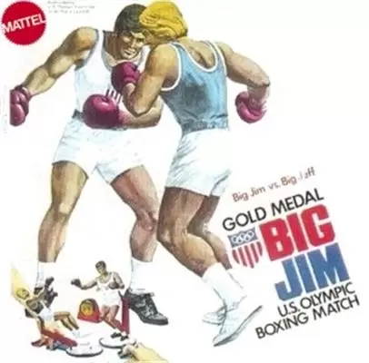 Big Jim Action Figures - Gold Medal Big Jim - US Olympic Boxing Match