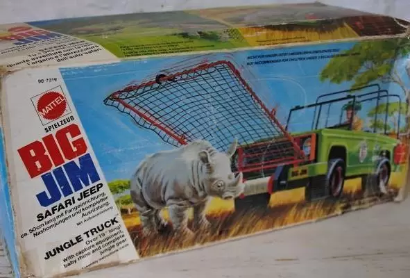 Big Jim Vehicles & accessories - Jungle Truck (w/ Baby Rhino)