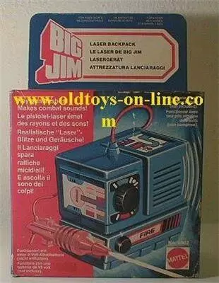 Véhicules et accessoires Big Jim - Laser Backpack (1982)