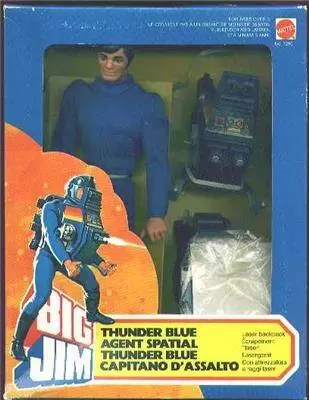 Big Jim Action Figures - Thunder Blue Agent Spatial (1984)