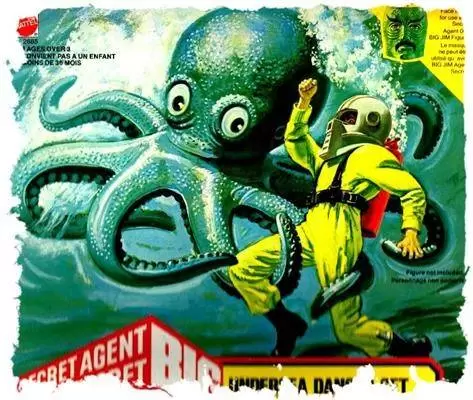 Big Jim Vehicles & accessories - Undersea Danger Set (octopus)