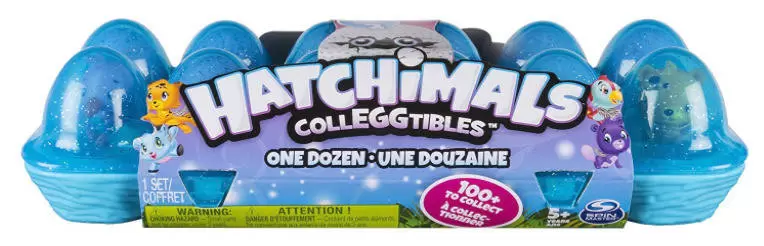 Hatchimals ColleGGtibles Saison 2 - Boite 12 Oeufs Bleue