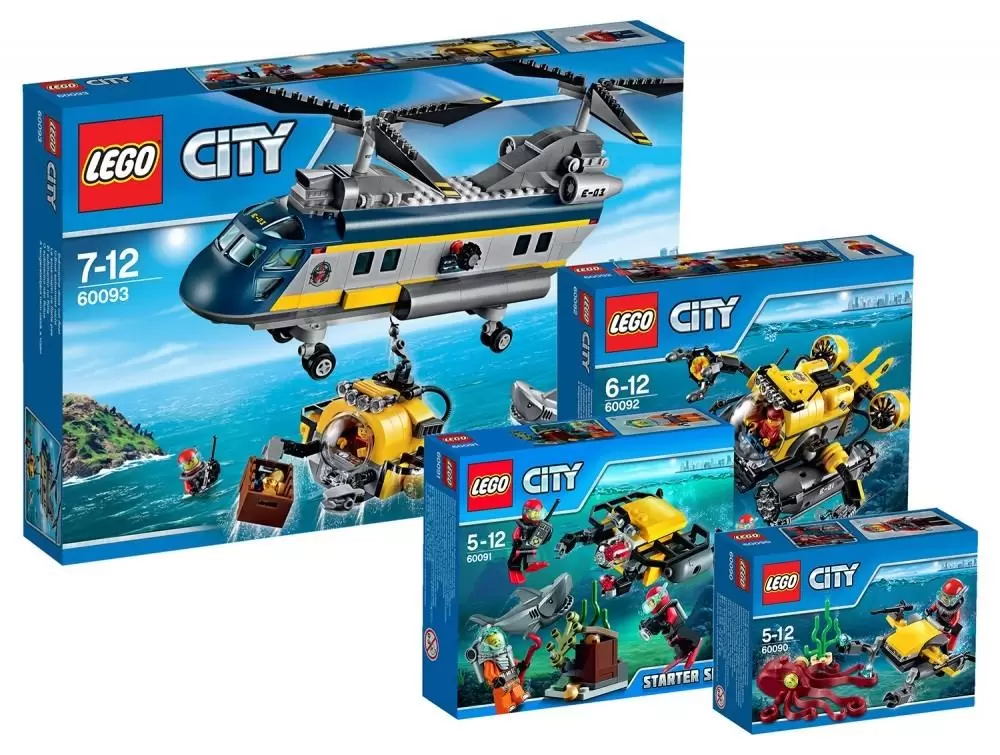 LEGO CITY - Deep Sea Explorers Super Pack 4-in-1