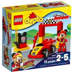 La voiture de course de Mickey