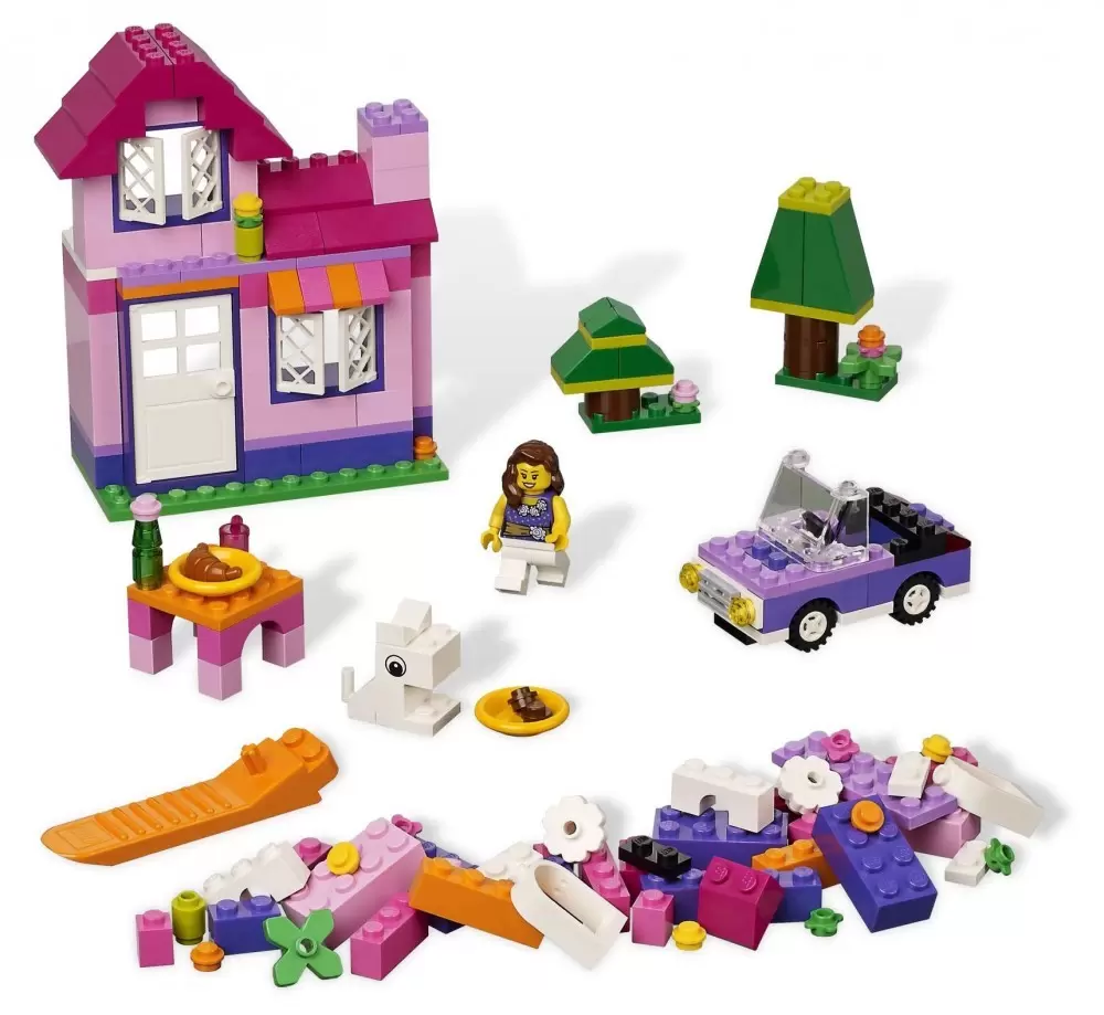 LEGO Juniors - Pink Brick Box