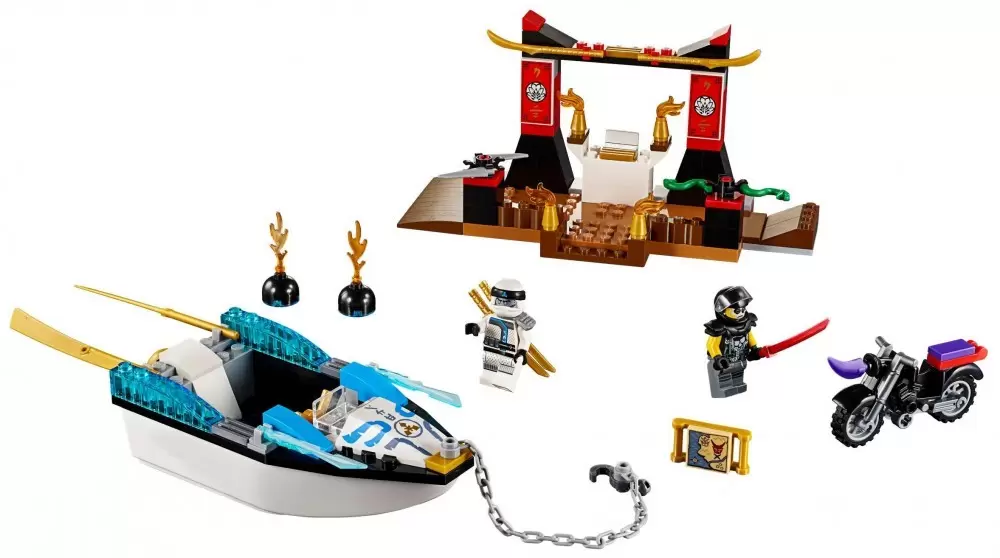 LEGO Juniors - La poursuite en bateau de Zane