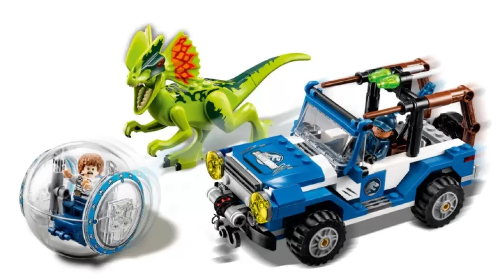 Details about    Lego Dilophosaurus Minifigure Minifig 75916 GUC Jurassic World 