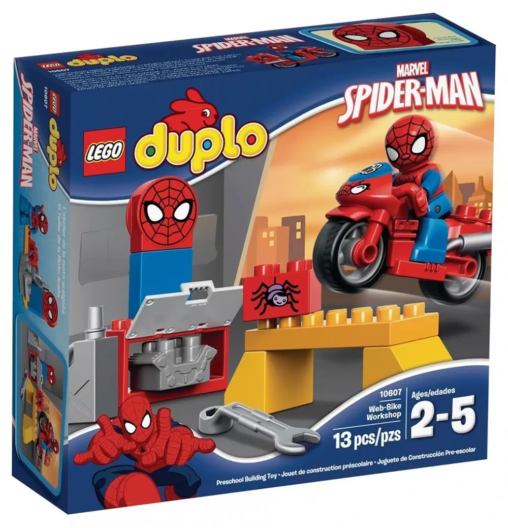 LEGO Duplo - Spider-Man Web-Bike Workshop