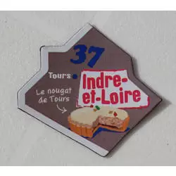 Magnets LE GAULOIS : Départ\'Aimant (Nouvelle collection Mars 2018) - 37 - Indre-et-Loire
