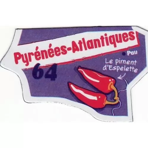 Magnets LE GAULOIS : Départ\'Aimant (Nouvelle collection Mars 2018) - 64 - Pyrénées-Atlantiques