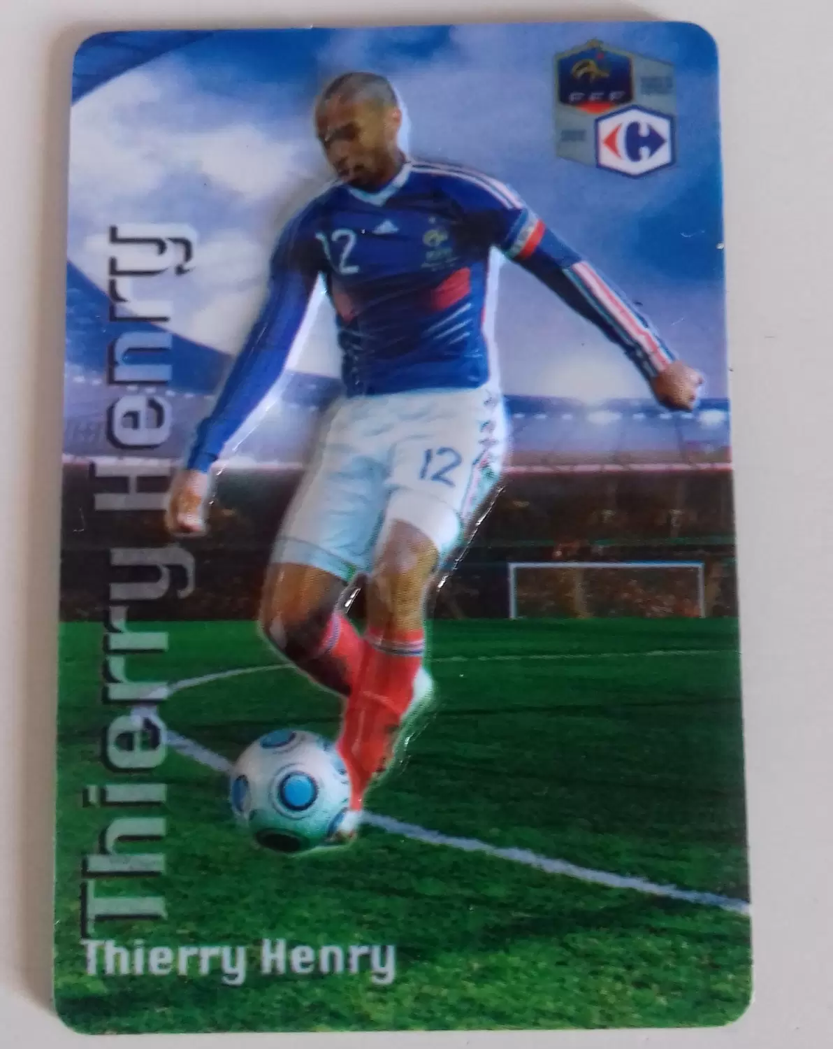 Carrefour - Magnets Equipe de France de Foot 2010 - Thierry Henry