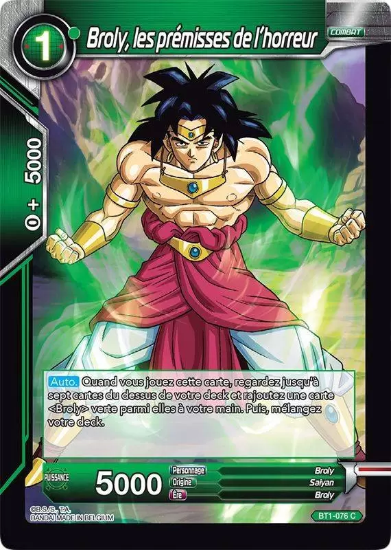 Galactic Battle [BT1] - Broly, les prémisses de l\'horreur