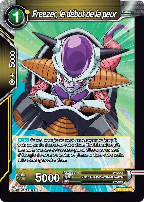 Galactic Battle [BT1] - Freezer, le début de la peur