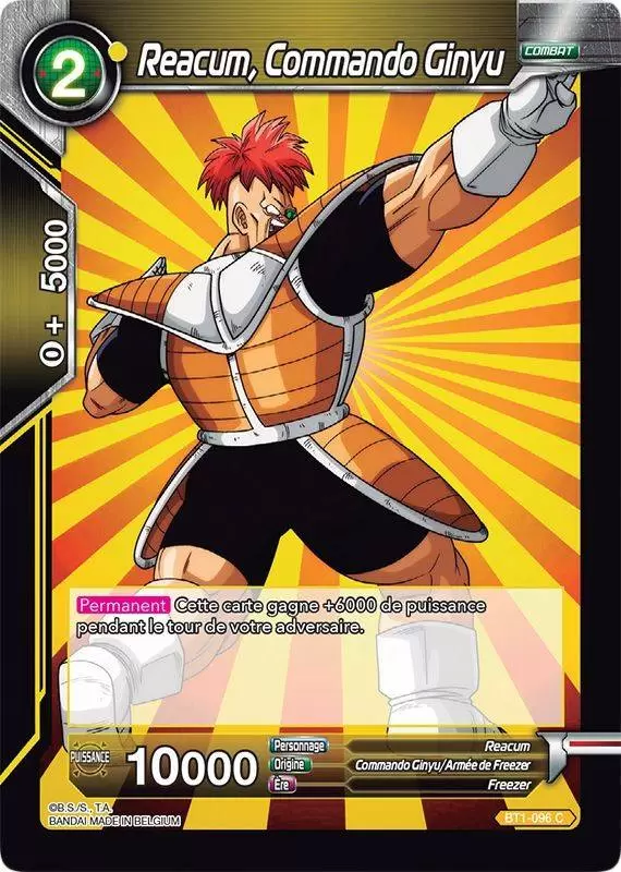 Galactic Battle [BT1] - Reacum, Commando Ginyu