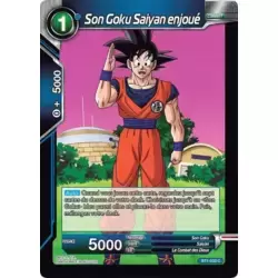 Son Goku Saiyan enjoué