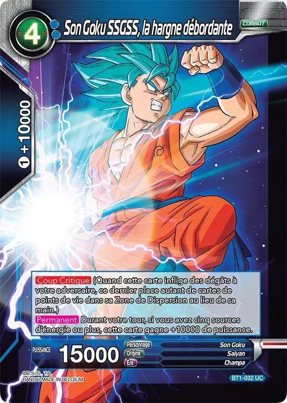 Galactic Battle [BT1] - Son Goku SSGSS, la hargne débordante