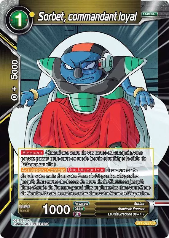 Galactic Battle [BT1] - Sorbet, commandant loyal