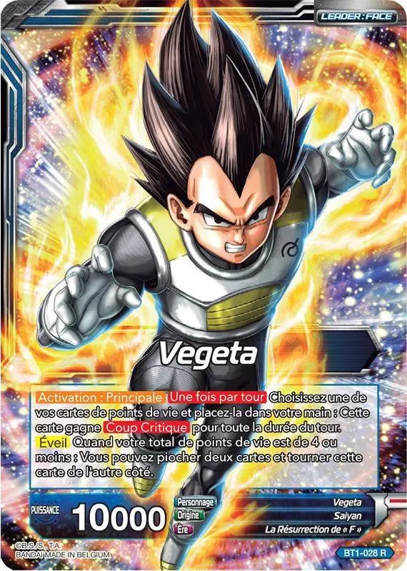 Galactic Battle [BT1] - Vegeta // Vegeta Super Saiyan Bleu