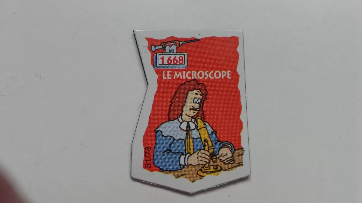 Magnets Le Gaulois - Il était une fois Les Découvreurs - Le Microscope