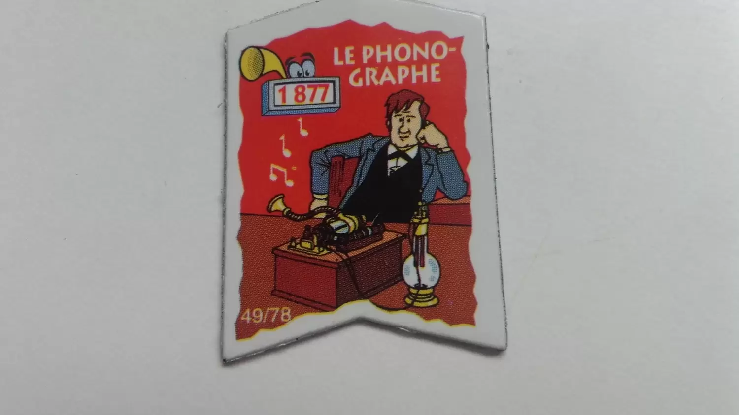 Magnets Le Gaulois - Il était une fois Les Découvreurs - Le Phonographe