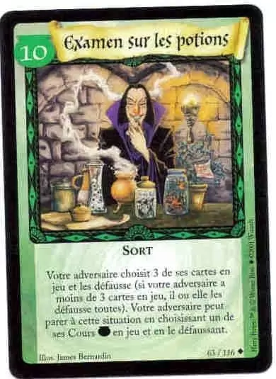 Harry Potter Trading Card Game Base Set - Examen sur les potions