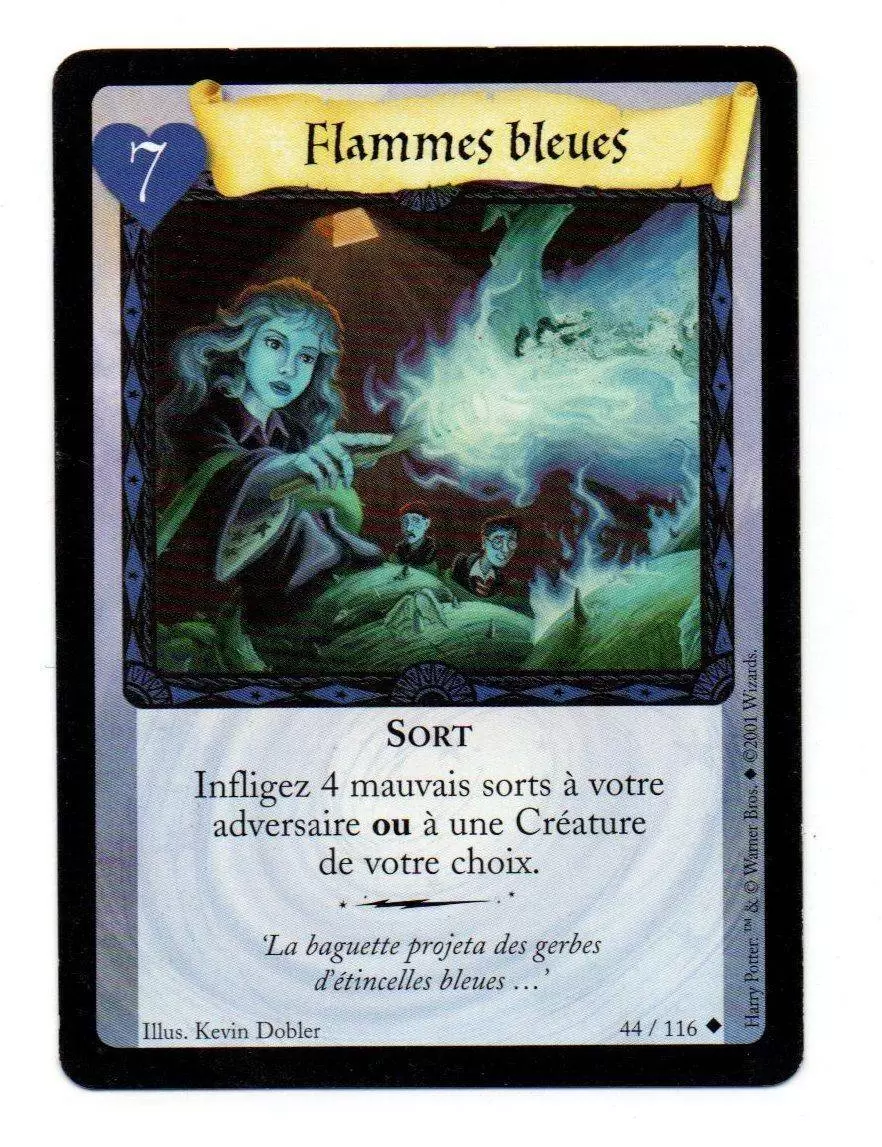 Harry Potter Trading Card Game Base Set - Flammes bleues