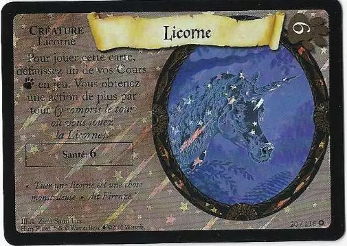 Harry Potter Trading Card Game Base Set - Licorne