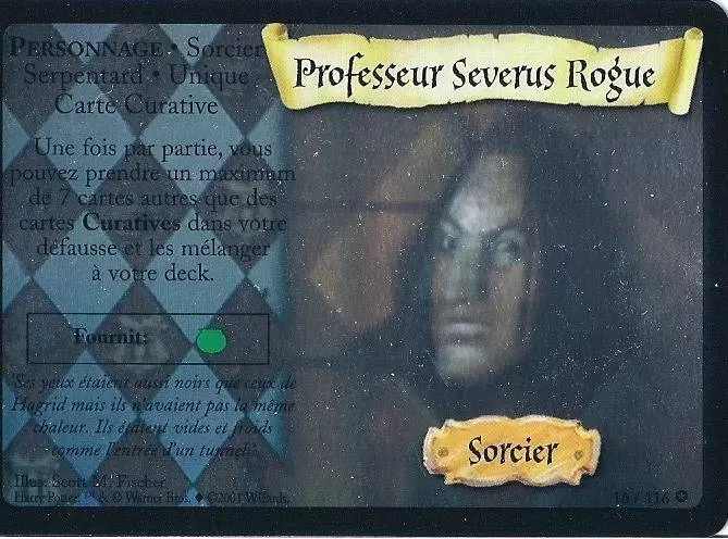 Harry Potter Trading Card Game Base Set (FR) - Professeur Severus Rogue