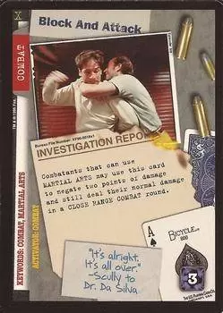 X-files CCG - Block And Attack