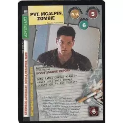 Pvt. McAlpin, Zombie