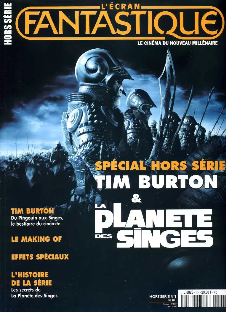 L\' Ecran Fantastique Hors-Série - Spécial Tim Burton & La Planète des Singes