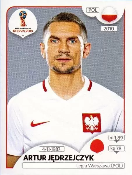 FIFA World Cup Russia 2018 - Artur Jędrzejczyk - Poland