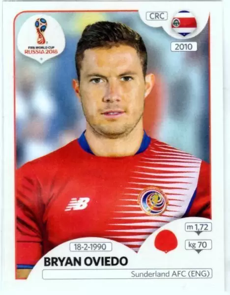 FIFA World Cup Russia 2018 - Bryan Oviedo - Costa Rica