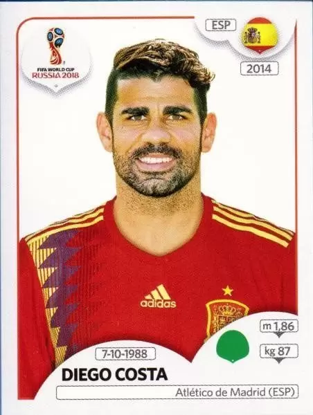 FIFA World Cup Russia 2018 - Diego Costa - Spain