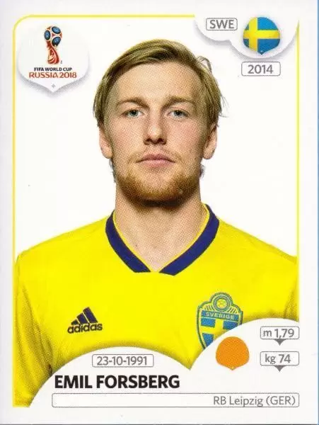 FIFA World Cup Russia 2018 - Emil Forsberg - Sweden