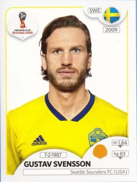 FIFA World Cup Russia 2018 - Gustav Svensson - Sweden