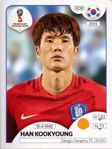 FIFA World Cup Russia 2018 - Han Kookyoung - Korea Republic