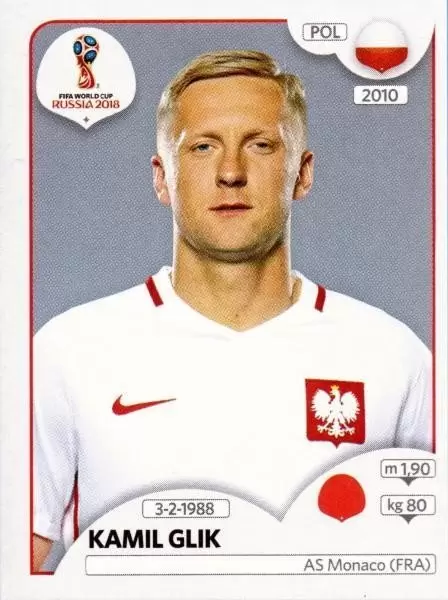 FIFA World Cup Russia 2018 - Kamil Glik - Poland