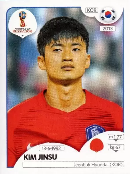 FIFA World Cup Russia 2018 - Kim Jinsu - Korea Republic