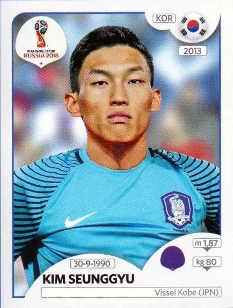 FIFA World Cup Russia 2018 - Kim Seunggyu - Korea Republic