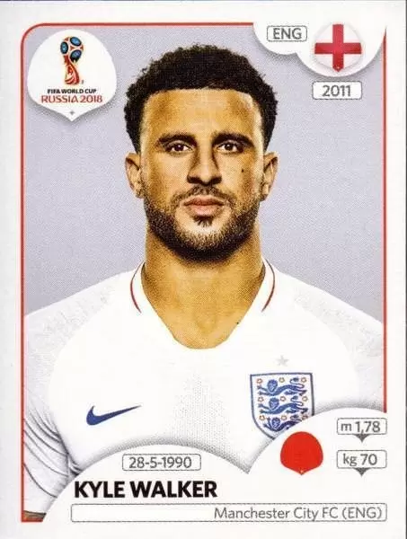 FIFA World Cup Russia 2018 - Kyle Walker - England