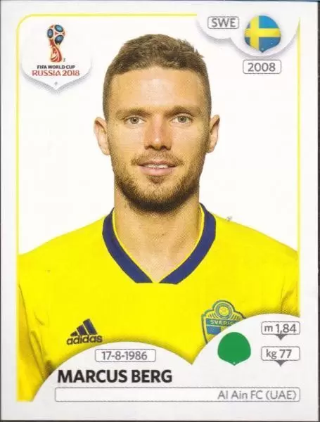 FIFA World Cup Russia 2018 - Marcus Berg - Sweden