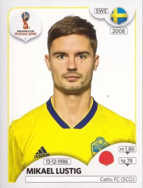 FIFA World Cup Russia 2018 - Mikael Lustig - Sweden