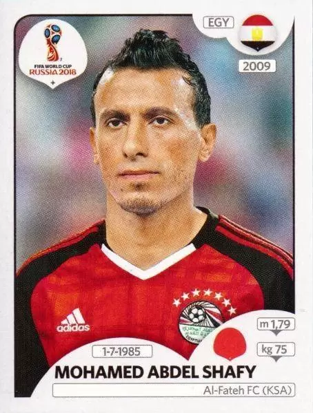 FIFA World Cup Russia 2018 - Mohamed Abdel Shafy - Egypt