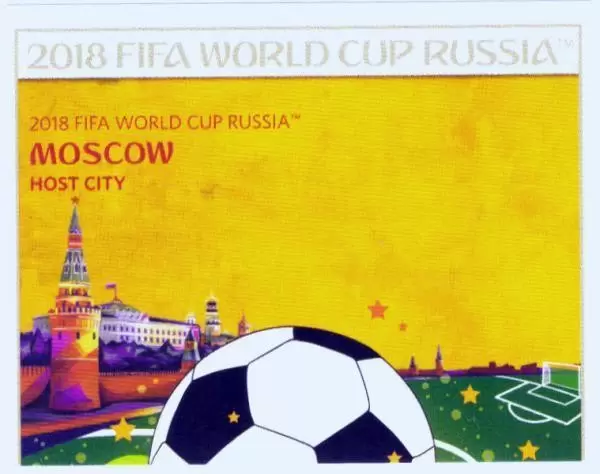 FIFA World Cup Russia 2018 - Moscow (puzzle 1) - Host cities\' posters
