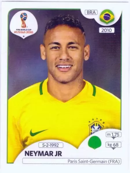 FIFA World Cup Russia 2018 - Neymar Jr - Brazil