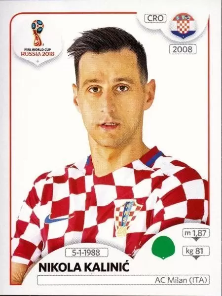 FIFA World Cup Russia 2018 - Nikola Kalinić - Croatia