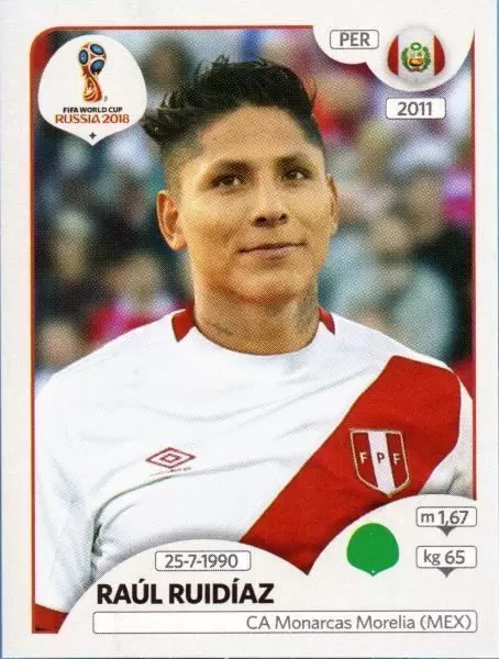 FIFA World Cup Russia 2018 - Raul Ruidíaz - Peru