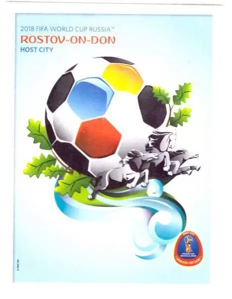 FIFA World Cup Russia 2018 - Rostov-On-Don - Host cities\' posters