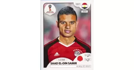 Panini WM 2018 World Cup Russia Ägypten Saad El-Din Samir Sticker 82 